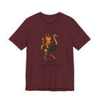 Cat Cowboy Riding Ostrich T-Shirt – Whimsical Western Animal Tee