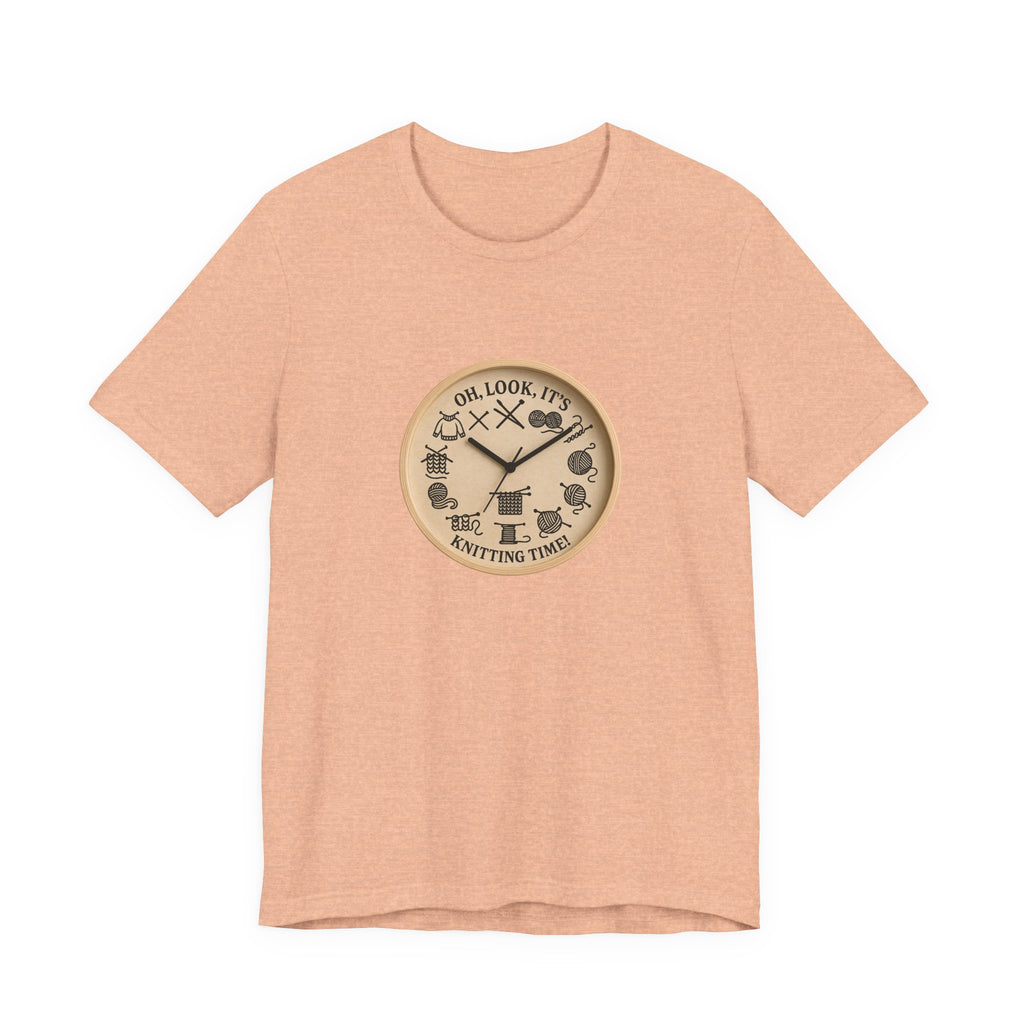 Knitting Time T-Shirt — "Oh, Look, It’s Knitting Time!" Graphic Tee