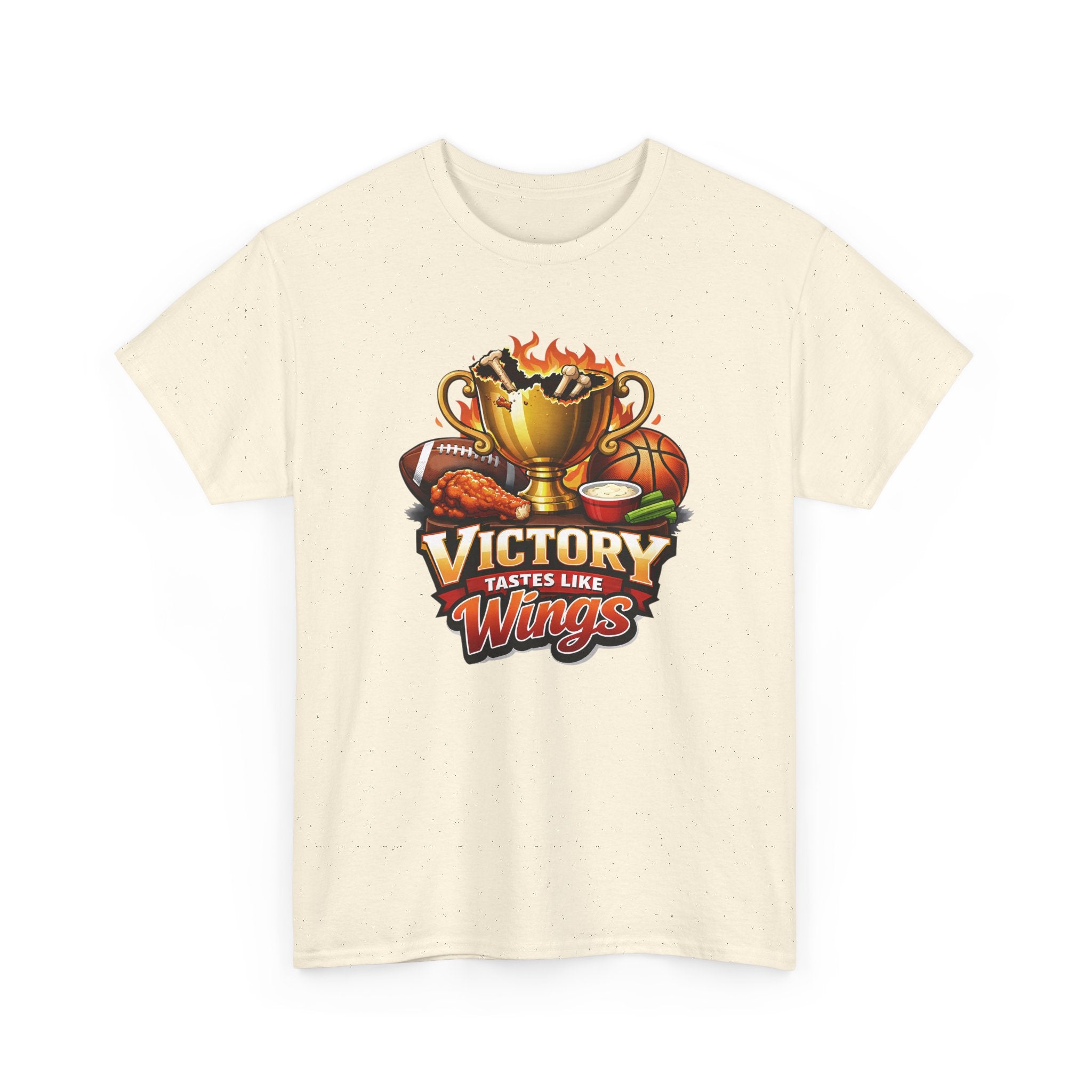 Victory T-Shirt - "Victory Tastes Like Wings" Sports & Game Day Tee