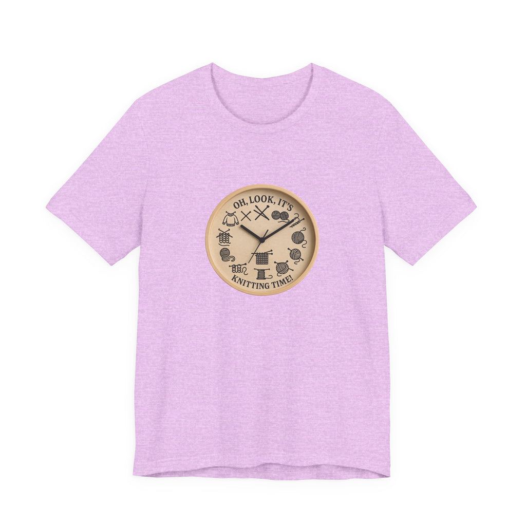 Knitting Time T-Shirt — "Oh, Look, It’s Knitting Time!" Graphic Tee