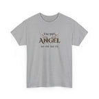 "I’m 99% Angel but ohh that 1%" - Funny Angel Wings Graphic Tee