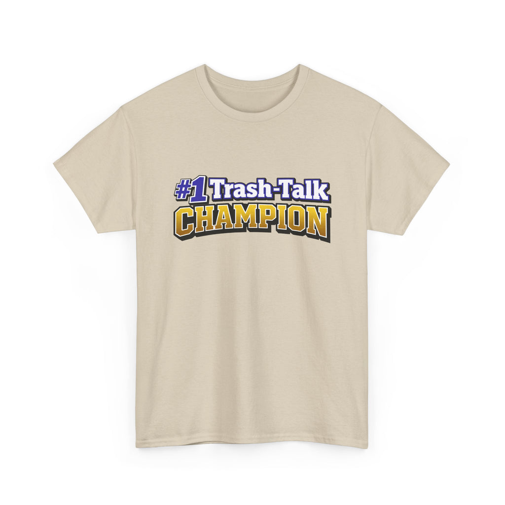 #1 Trash-Talk Champion Funny Sports Fan T-Shirt