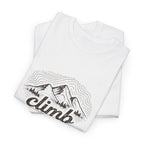 Climb Mountains Graphic Tee — Adventure Hiking T‑Shirt