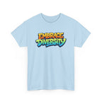 Embrace Diversity T-Shirt — Colorful Graffiti Pride Tee