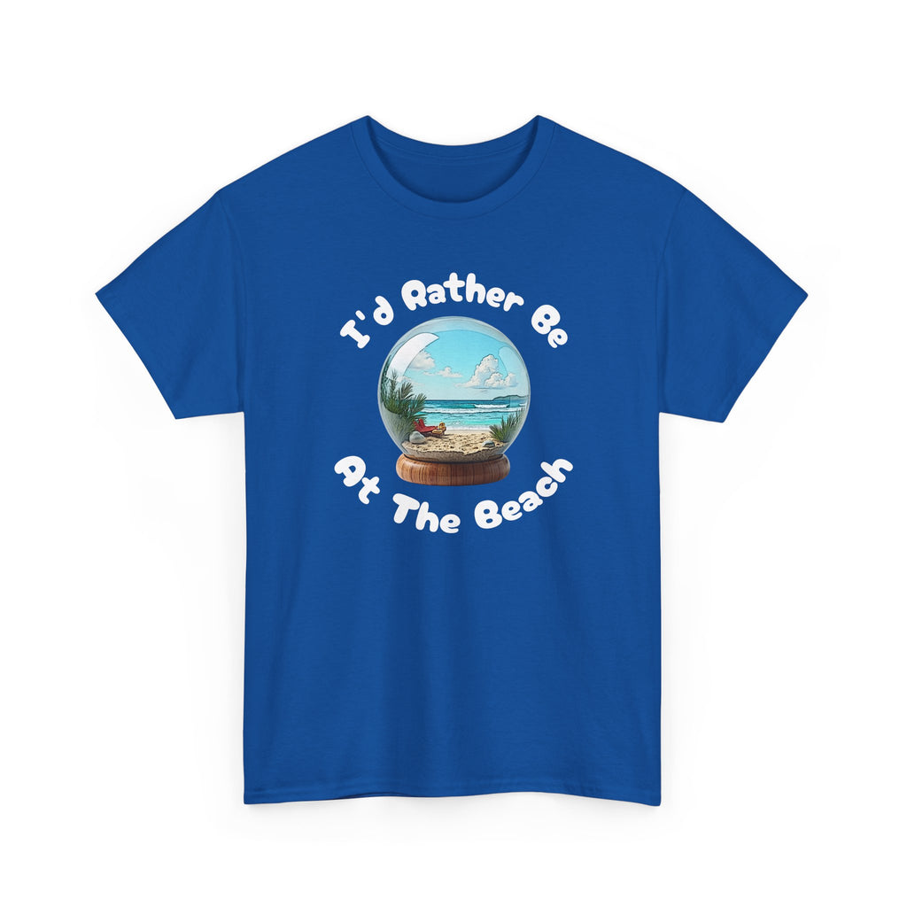 I'd Rather Be At The Beach T-Shirt — Beach Vibes Graphic Tee