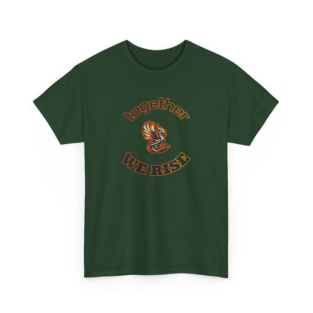 Together We Rise Phoenix Tee — Inspirational Community Pride T-Shirt