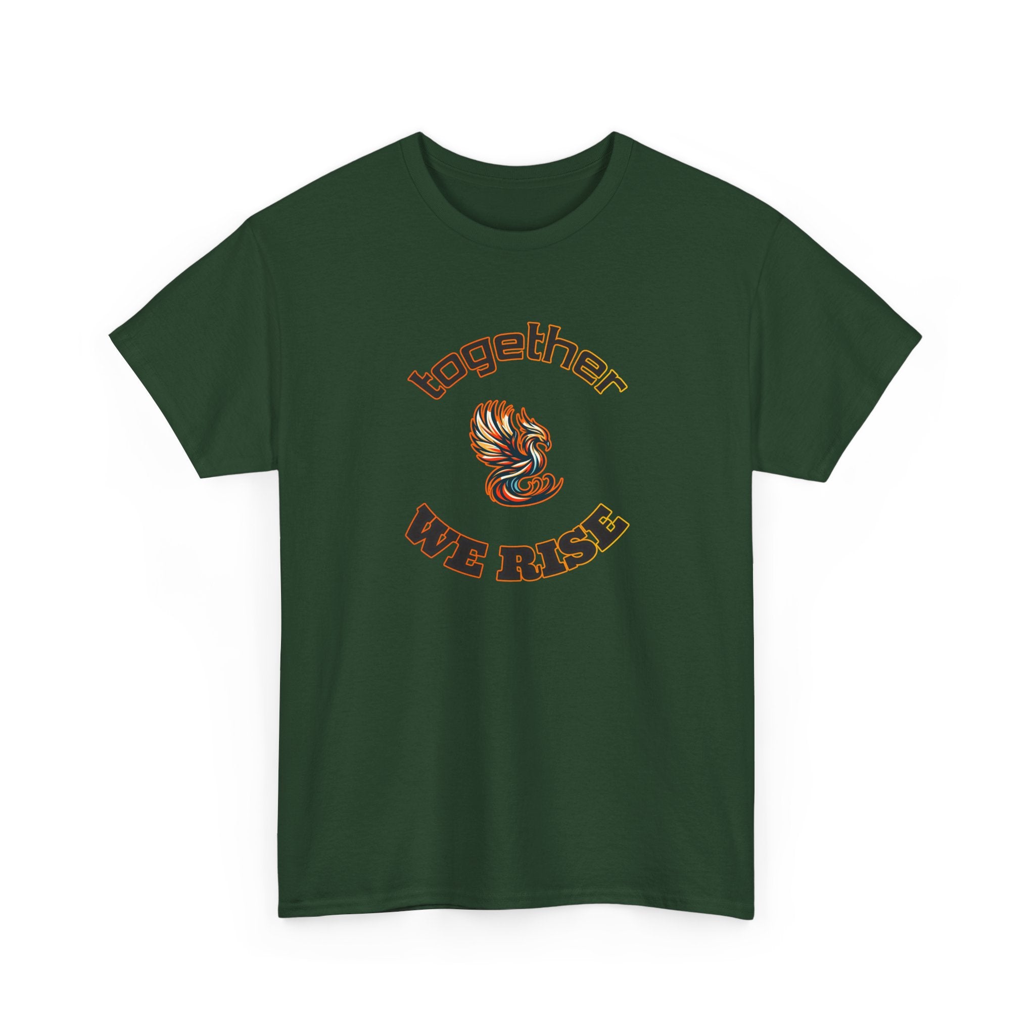 Together We Rise Phoenix Tee — Inspirational Community Pride T-Shirt