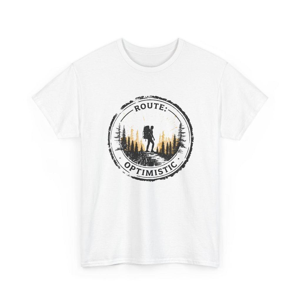 Route Optimistic Hiking Tee — Adventure Backpacking Shirt