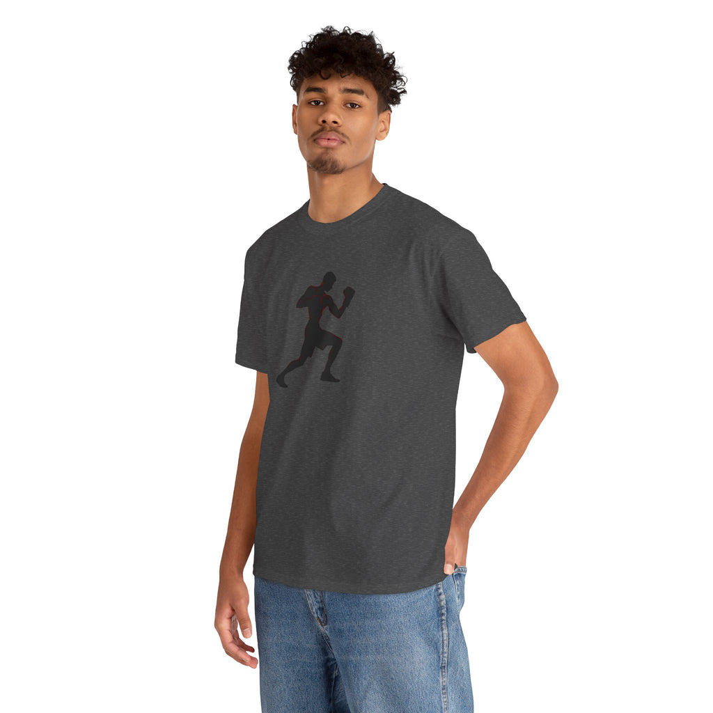 Boxer Silhouette T-Shirt — Minimal Boxing Gym Tee