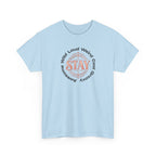 Stay Awesome Graphic Tee — "Stay Wild, Loud, Weird, Cool, Groovy, Awesome"
