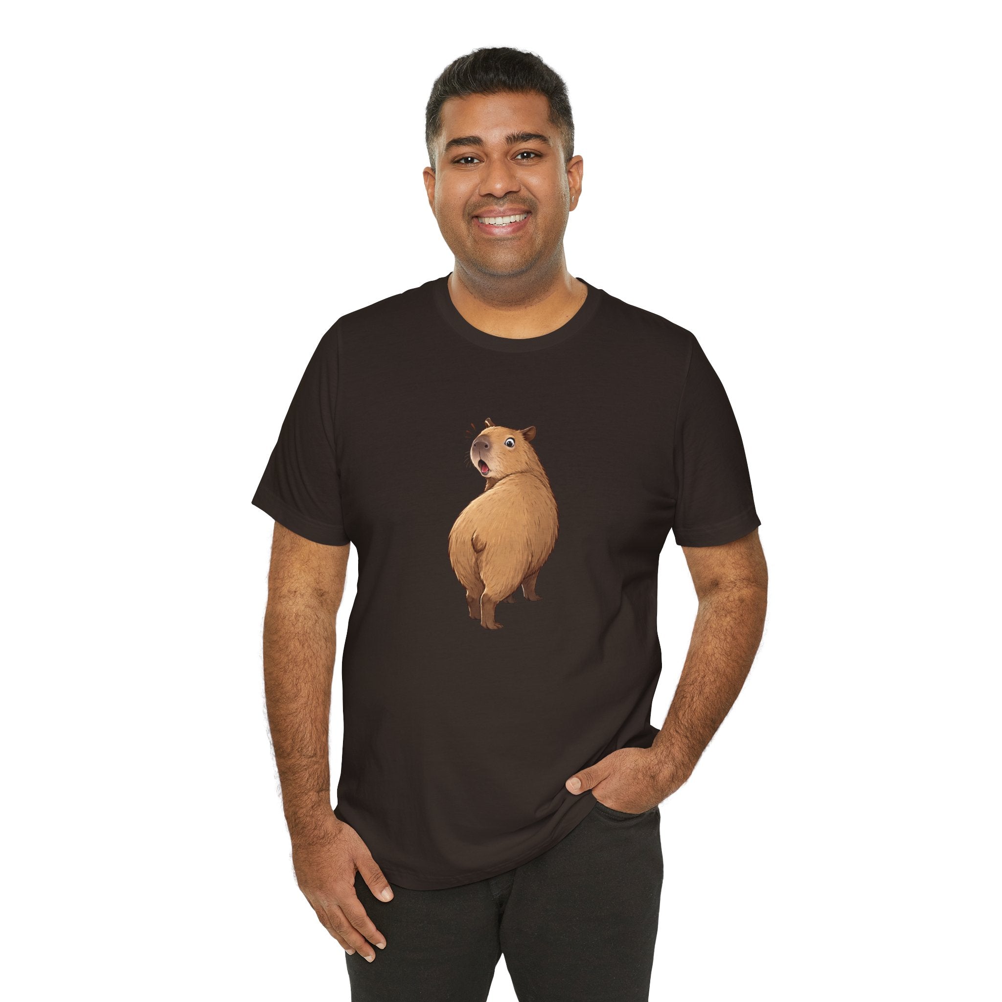 Capybara Lookover T‑Shirt — Funny Woodland Animal Tee