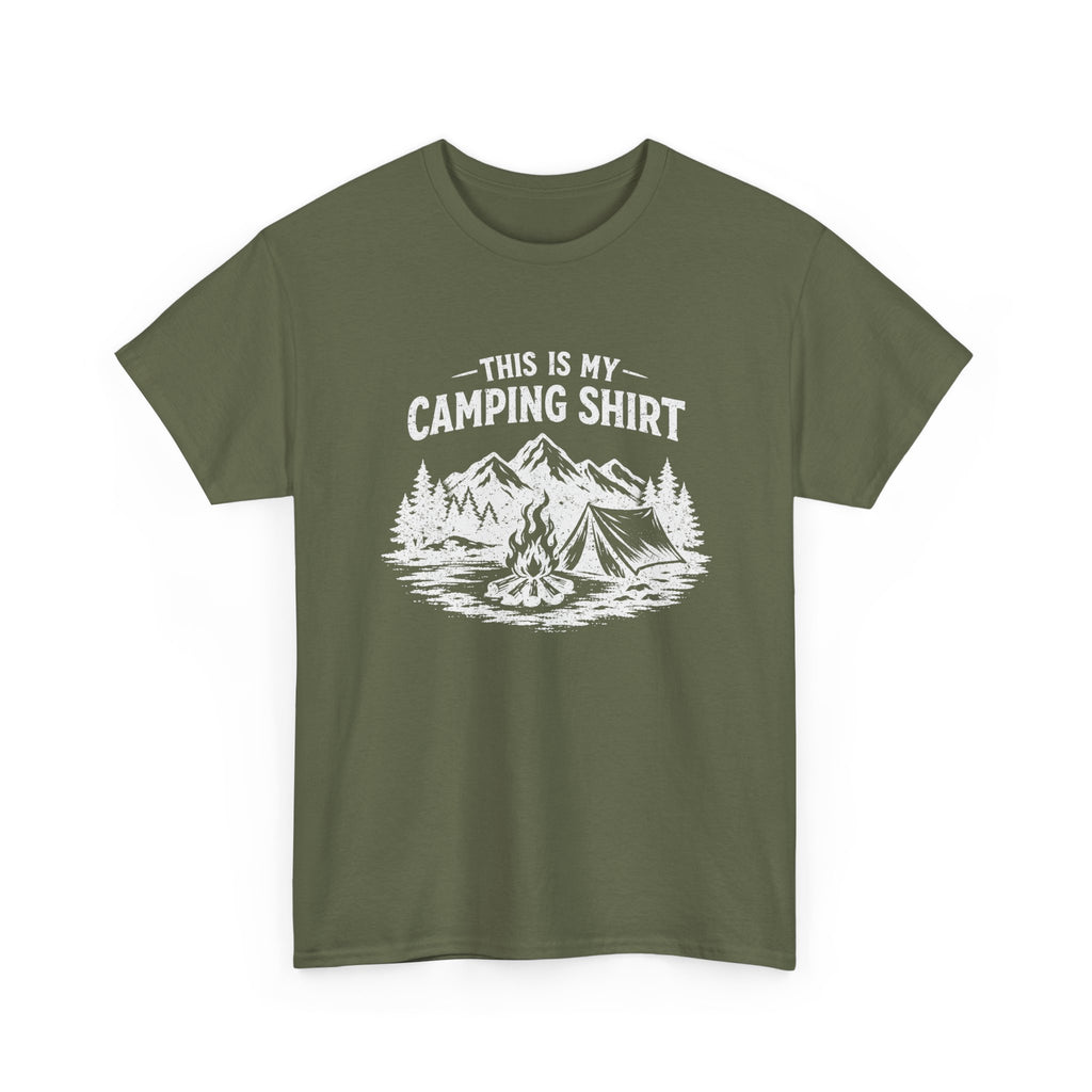 This Is My Camping Shirt - Graphic T‑Shirt for Campers & Outdoor Lovers