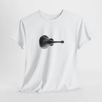 Guitar Silhouette Tee – Minimal Acoustic Music T-Shirt