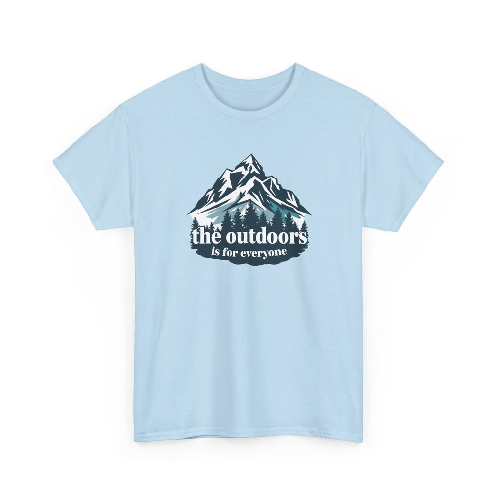 Outdoor Mountains T‑Shirt – “the outdoors is for everyone” Graphic Tee