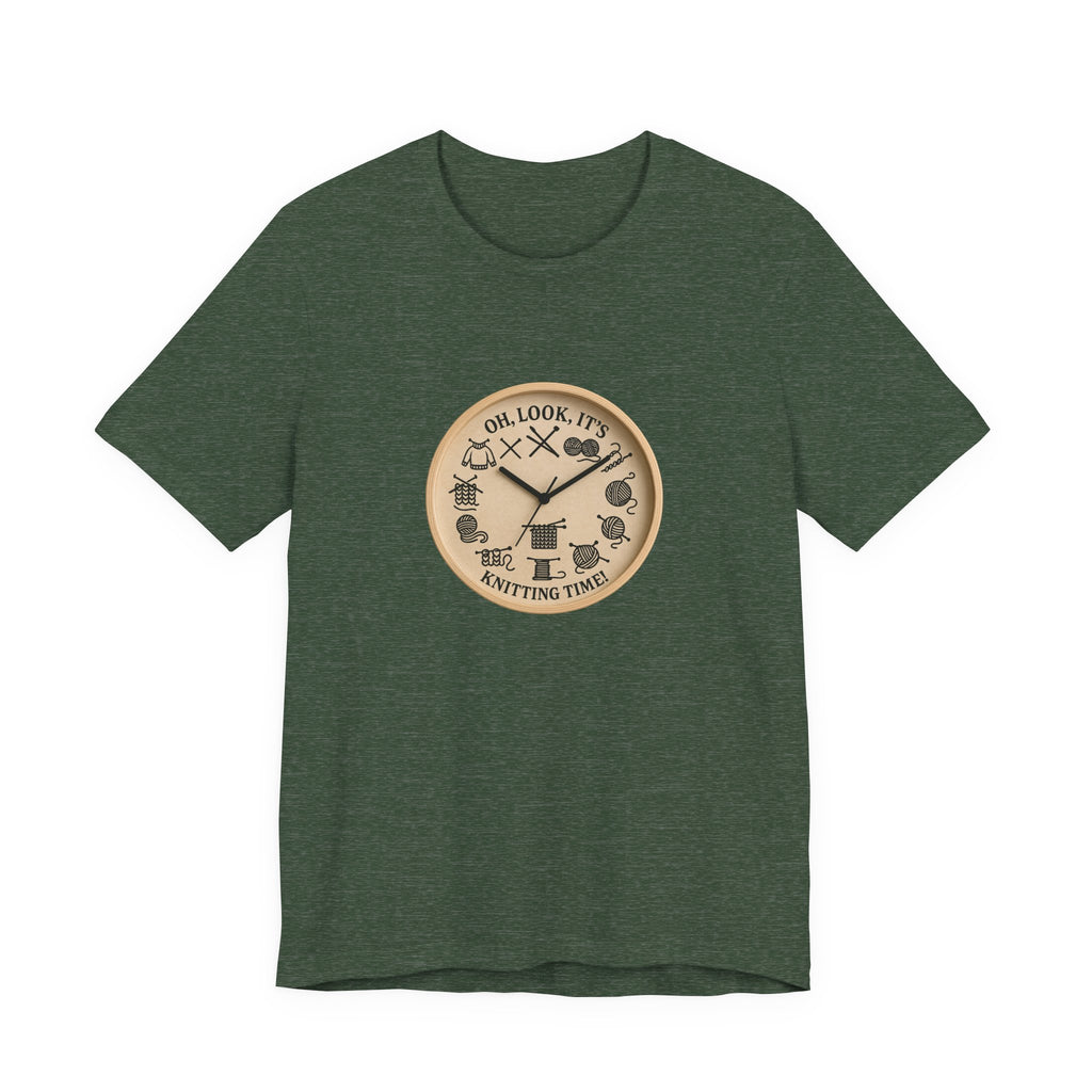 Knitting Time T-Shirt — "Oh, Look, It’s Knitting Time!" Graphic Tee