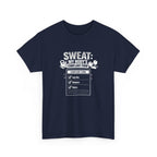Funny Gym Workout Tee - Sweat: My Body’s Complaint Form