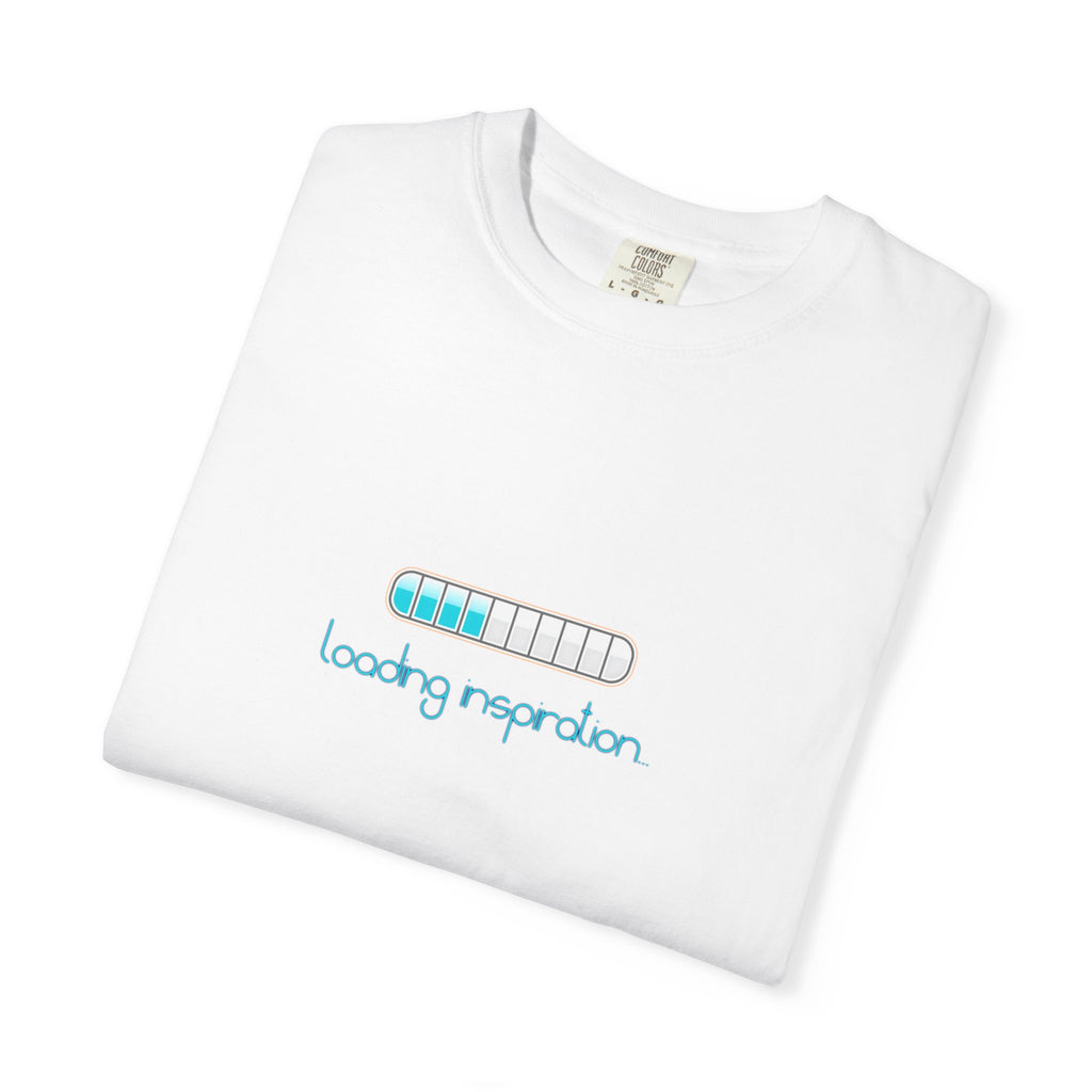T‑Shirt — "Loading Inspiration" Minimal Progress Bar Graphic Tee