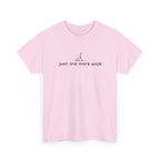 Just One More Walk T-Shirt — Minimal Dog Lovers Tee
