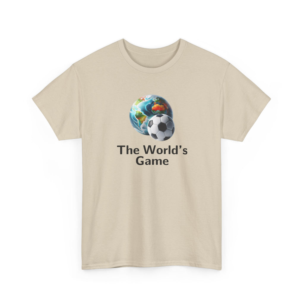 Football Soccer Globe T-Shirt — “The World’s Game” Casual Tee