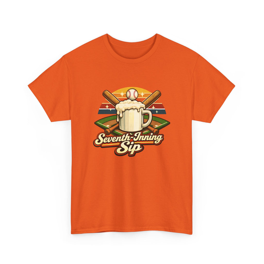 Seventh-Inning Sip Baseball Beer T-Shirt