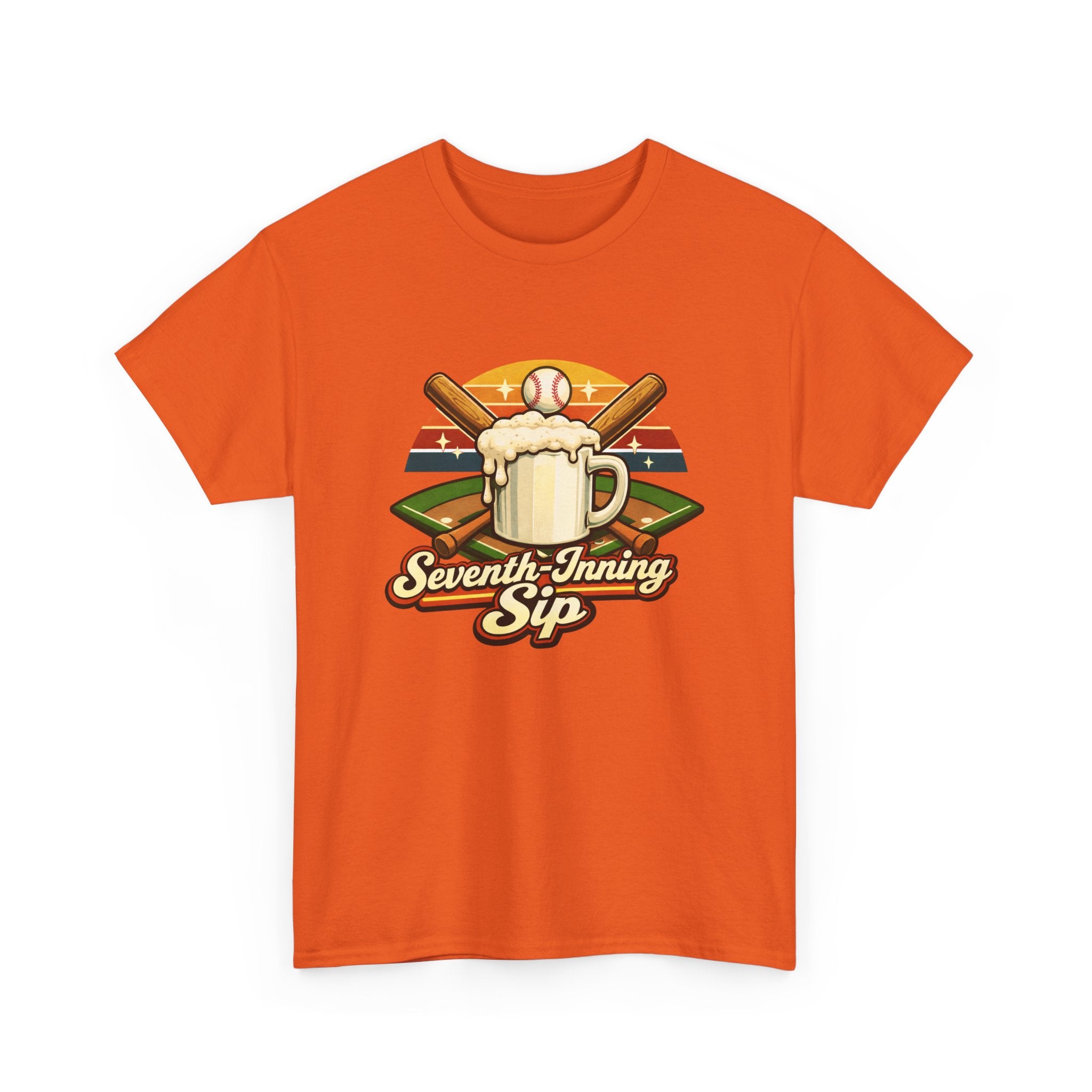 Seventh-Inning Sip Baseball Beer T-Shirt