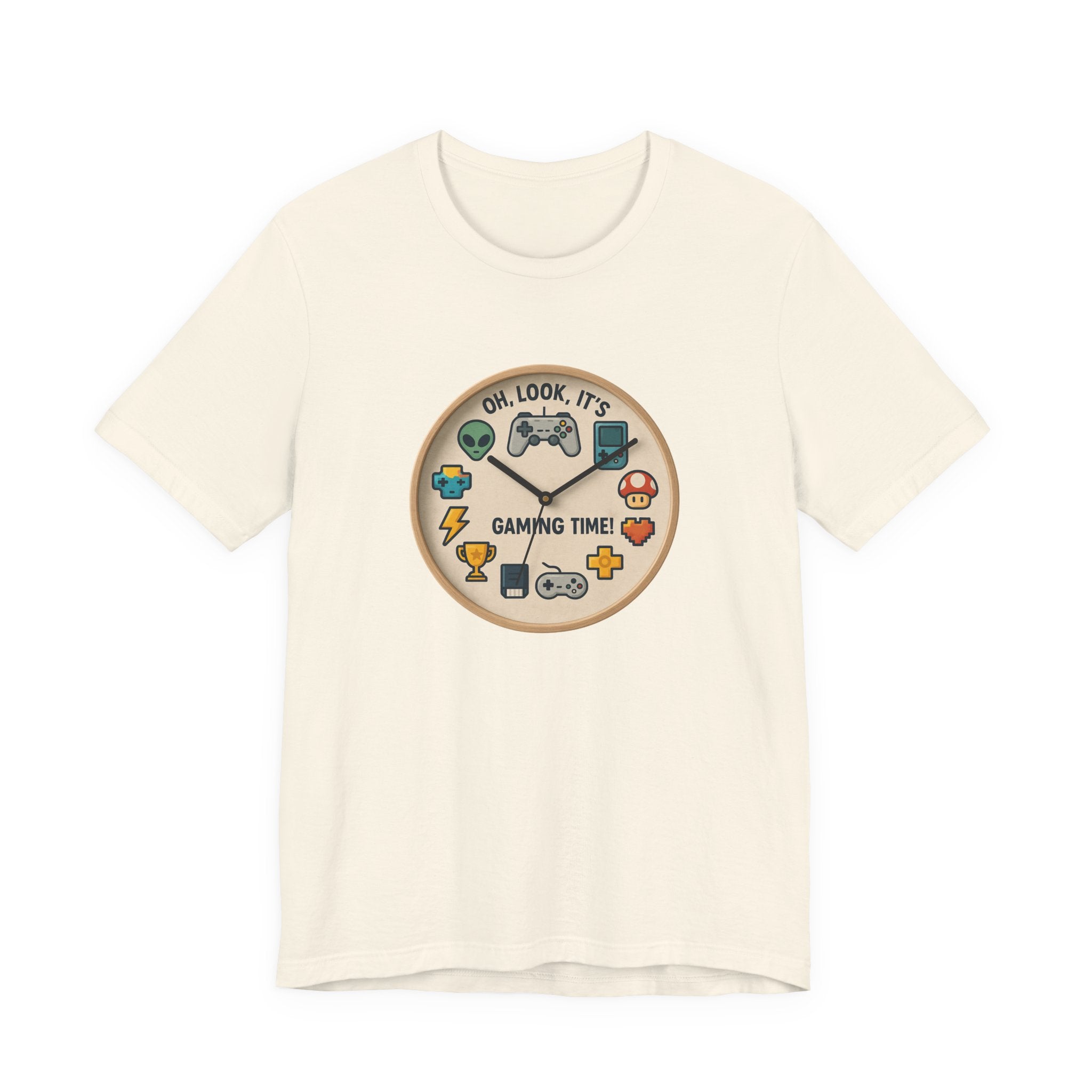 Gaming Time Graphic Tee — "Oh, Look, It's Gaming Time" Video Game Controller Shirt