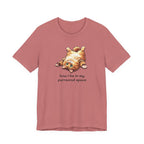 Cat Nap T‑Shirt — "How I Be In My Purrsonal Space" Cute Relaxed Cat Graphic Tee