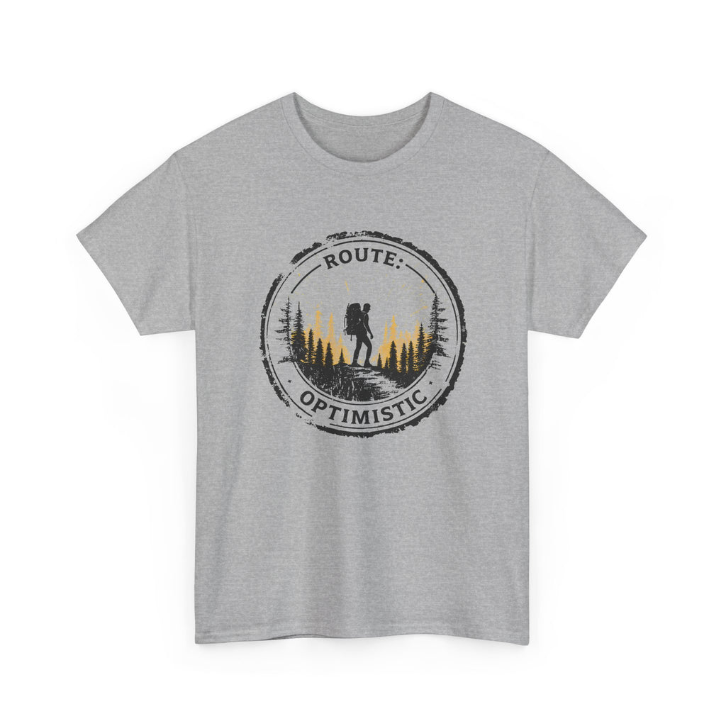 Route Optimistic Hiking Tee — Adventure Backpacking Shirt