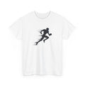 silhouette of an american football player running