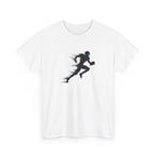 silhouette of an american football player running