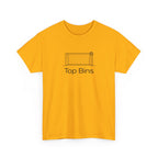 Top Bins T-Shirt – Minimal Soccer Goal Graphic Tee