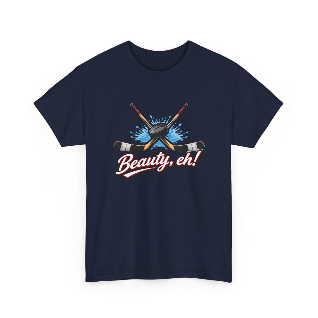 Hockey 'Beauty, eh!' Graphic Tee — Canadian Hockey Fan Shirt