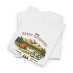 Outdoor Adventure T-Shirt — "The Great Outdoors"  Bike Nature Camping Tee