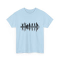 Music Band Silhouette Tee — Musicians Reflection T-Shirt
