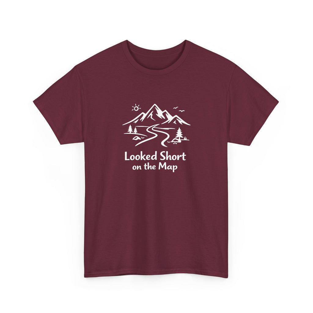 Looked Short on the Map Funny Mountain Hiking T-Shirt