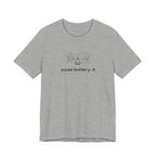 Social Battery Low T-Shirt — Minimal Nature Camping Graphic Introvert Tee