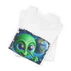 Unisex Jersey Alien Selfie Short Sleeve Tee