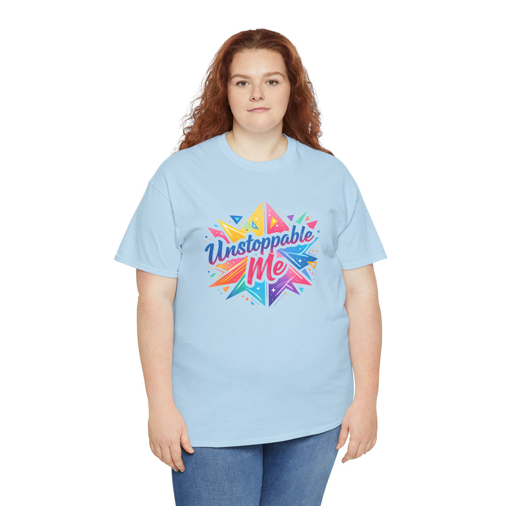 Unstoppable Me T-Shirt — Colorful Motivational Graphic Tee