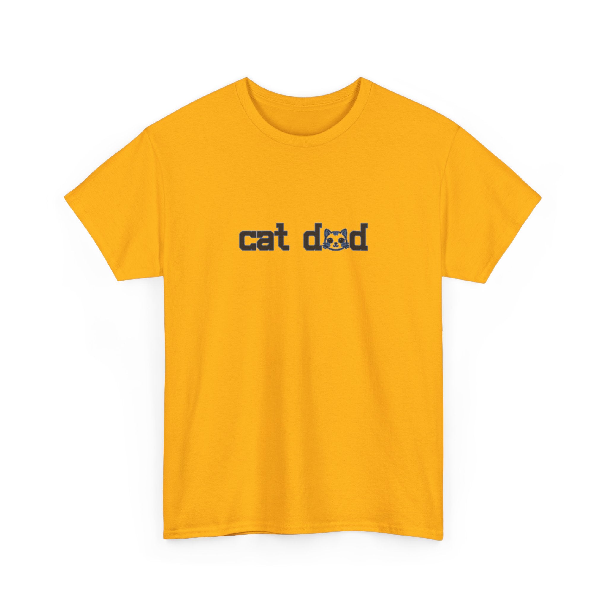 Cat Dad T‑Shirt — Minimalist Funny Cat Lover Tee