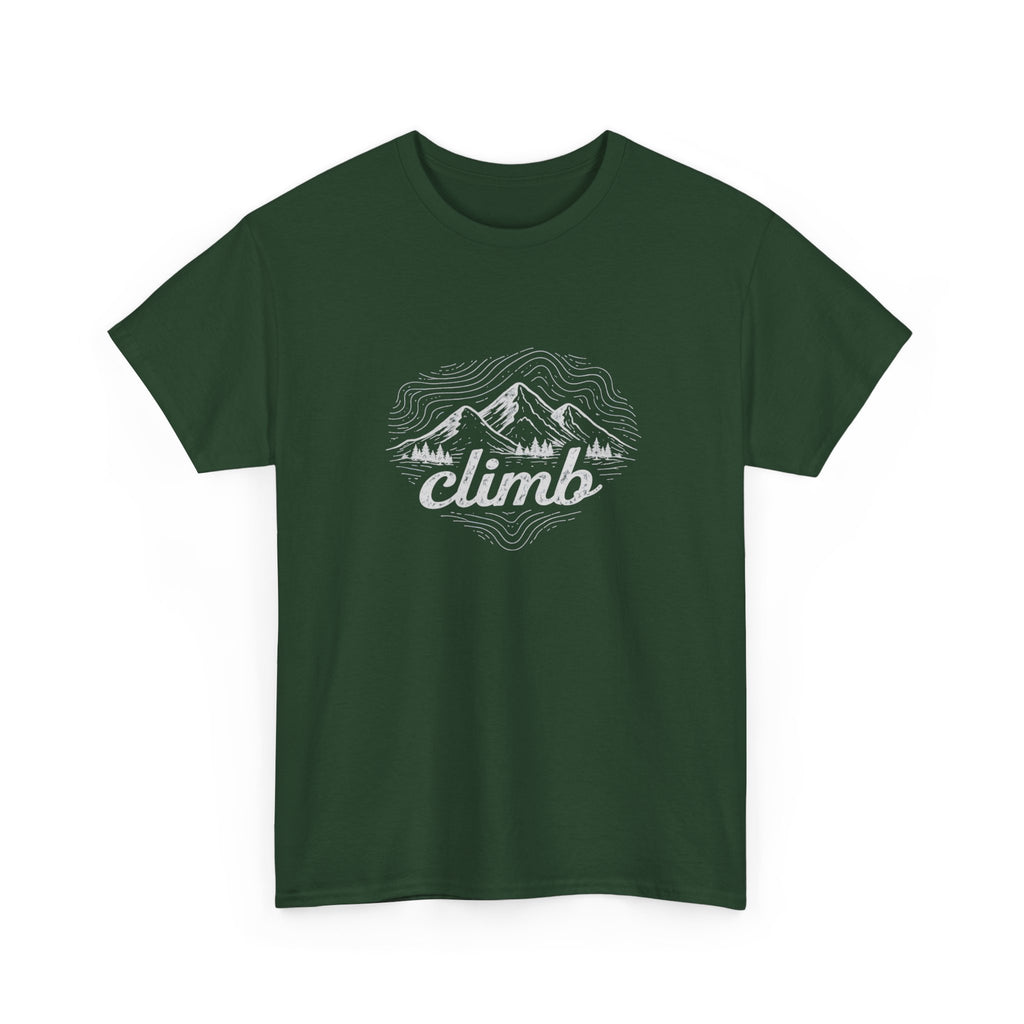 Climb Mountains Graphic Tee — Adventure Hiking T‑Shirt