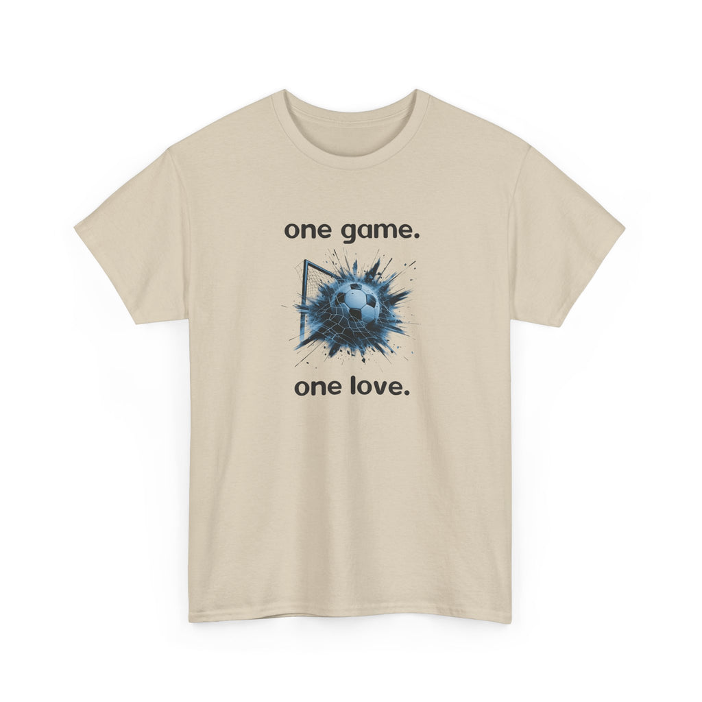 One Game. One Love. T-Shirt — Football Soccer Graphic Tee