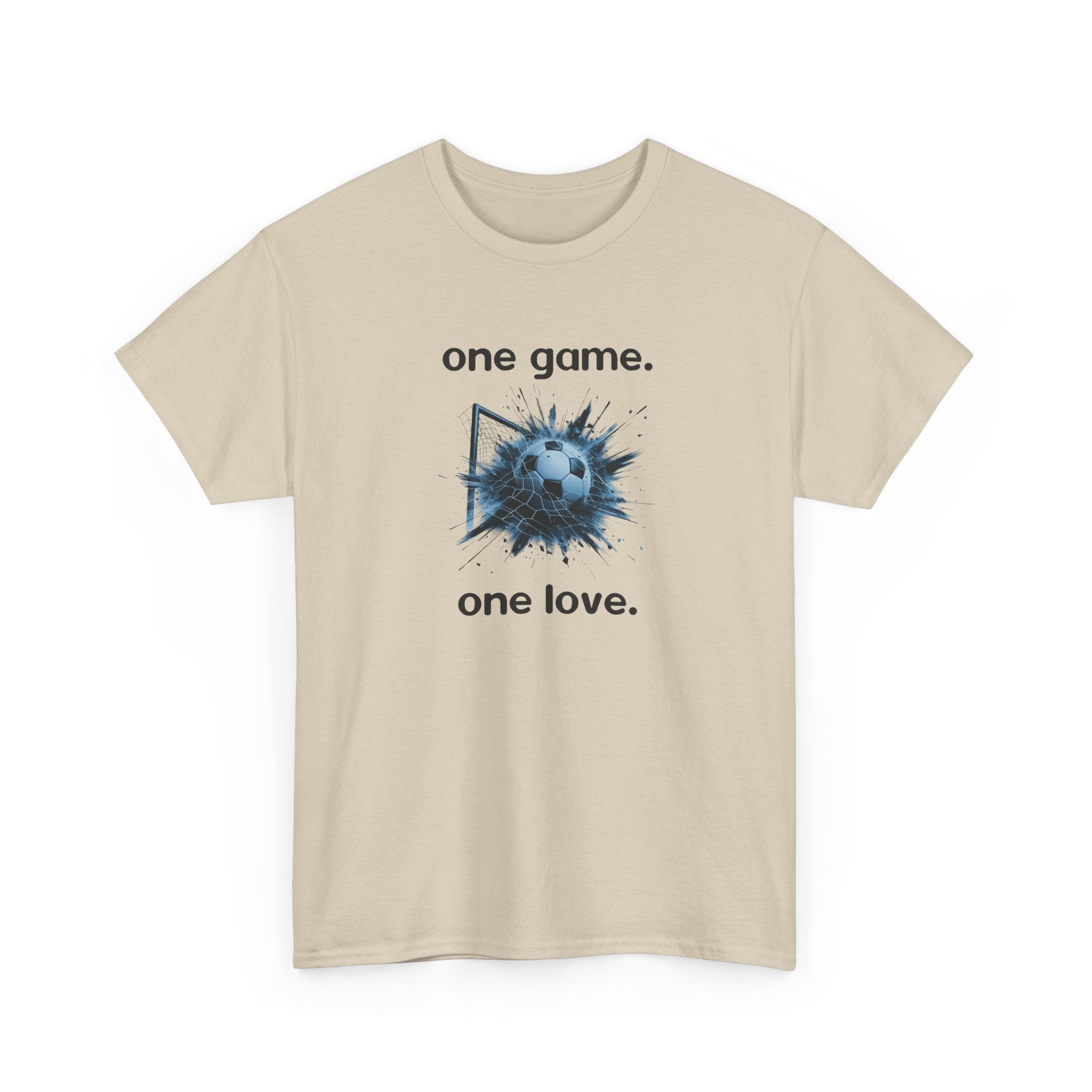 One Game. One Love. T-Shirt — Football Soccer Graphic Tee