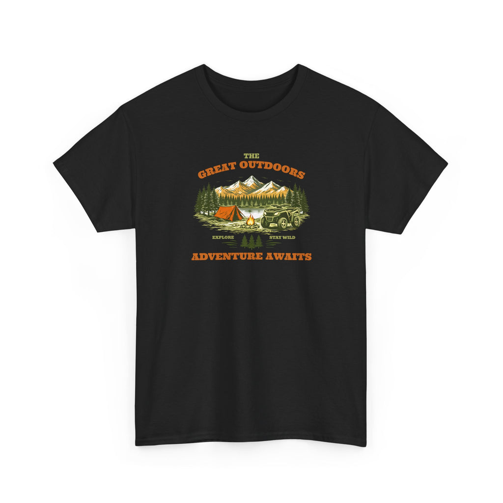 Outdoor Adventure T-Shirt — "The Great Outdoors"  ATV Nature Camping Tee
