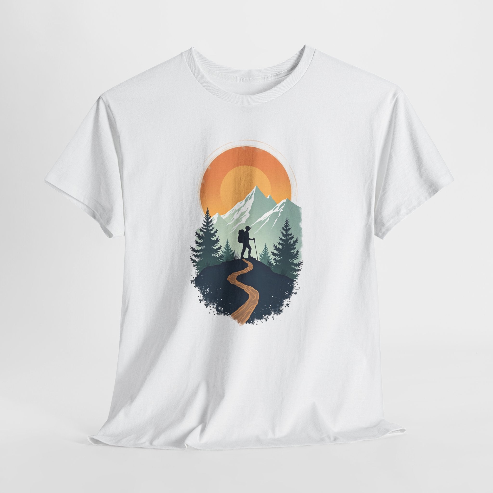 Hiking Adventure T‑Shirt — Mountain Trail Graphic Tee