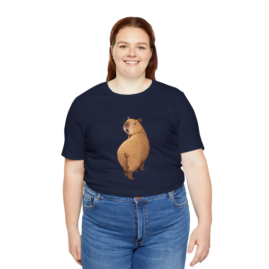 Capybara Lookover T‑Shirt — Funny Woodland Animal Tee