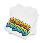 Embrace Diversity T-Shirt — Colorful Graffiti Pride Tee