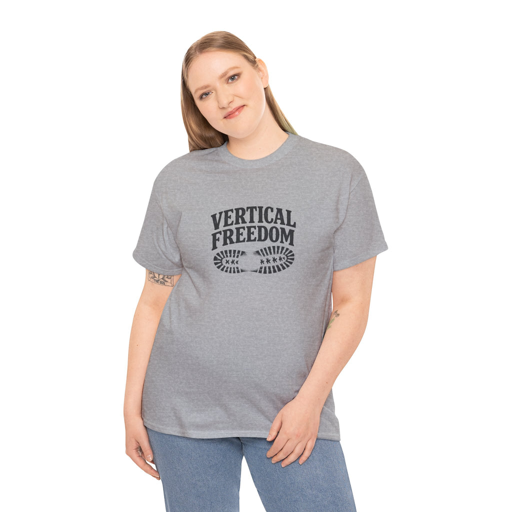 Vertical Freedom Outdoor Adventure Hiking Climbing Bootprint Tee
