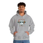 Ski and Ride Hoodie — Vintage Mountain Winter Adventure Pullover