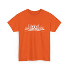 Soccer Stadium Skyline T‑Shirt — City Landmark Football Graphic Tee