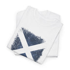 Hiker Scotland Flag T-Shirt — Scottish Hiking Graphic Tee